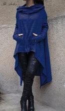 Load image into Gallery viewer, Irregular Collar Long Sweater