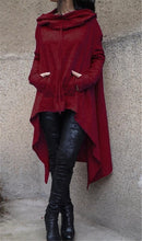 Load image into Gallery viewer, Irregular Collar Long Sweater