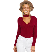 Load image into Gallery viewer, Slim Sexy V-Neck Pullover