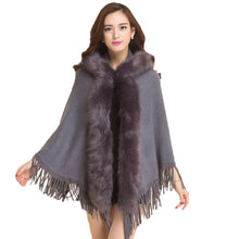 Load image into Gallery viewer, Poncho sweater cardigan