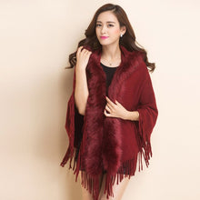 Load image into Gallery viewer, Poncho sweater cardigan