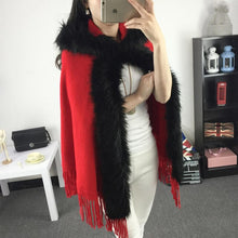 Load image into Gallery viewer, Poncho sweater cardigan