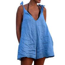 Load image into Gallery viewer, Playsuits Summer Sleeveless  Short Rompers