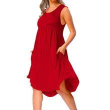 Load image into Gallery viewer, o-neck beach dress