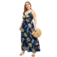 Load image into Gallery viewer, V-Neck High Waist Dress