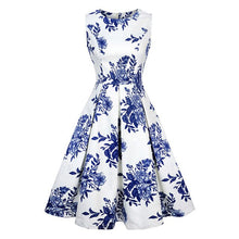 Load image into Gallery viewer, Round neckline summer dress