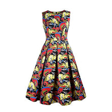Load image into Gallery viewer, Round neckline summer dress