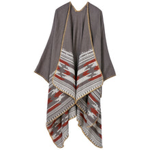 Load image into Gallery viewer, Geometry Print Chiffon Blouse
